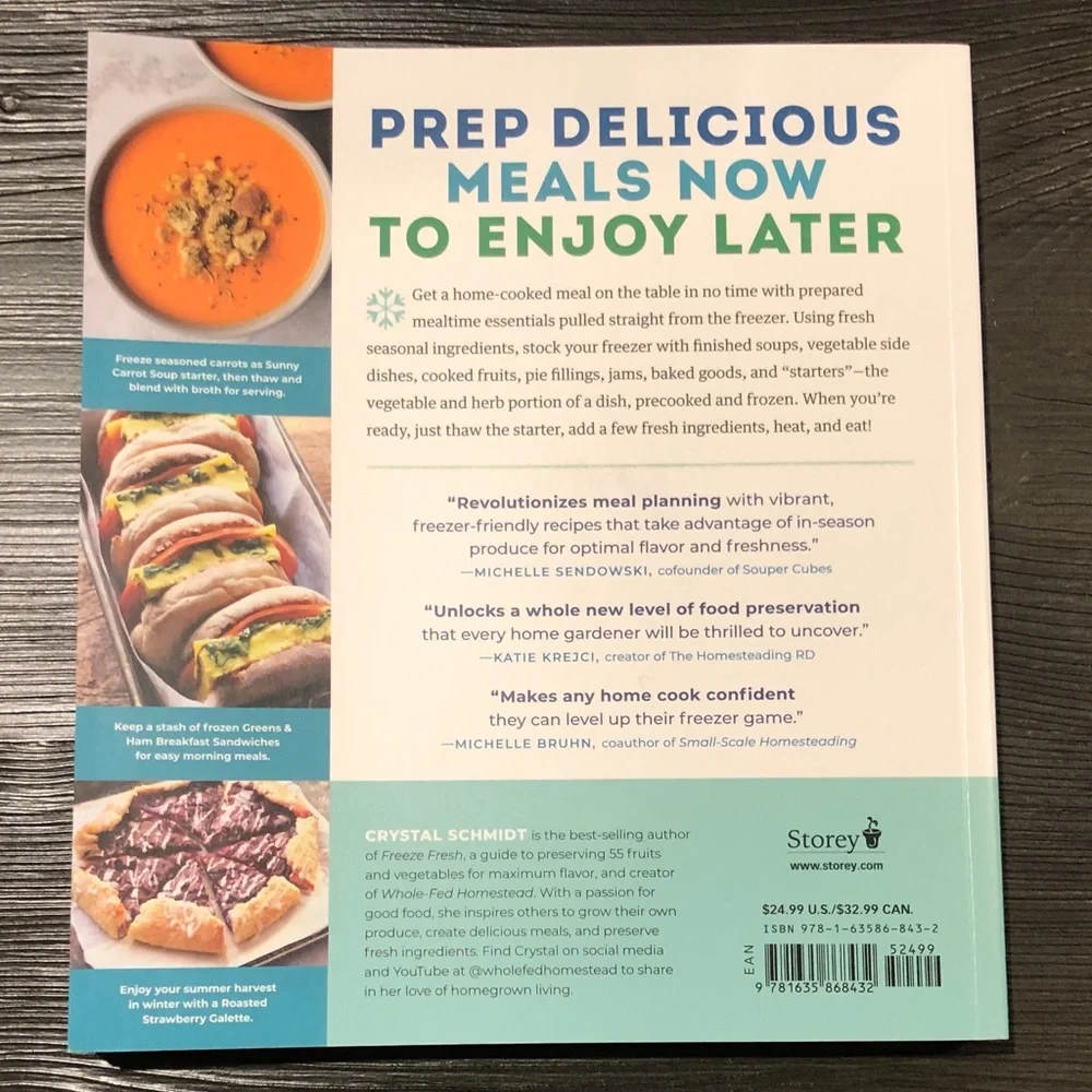 Freeze Fresh Meal Prep Cookbook